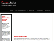 Tablet Screenshot of impactnorthinc.com